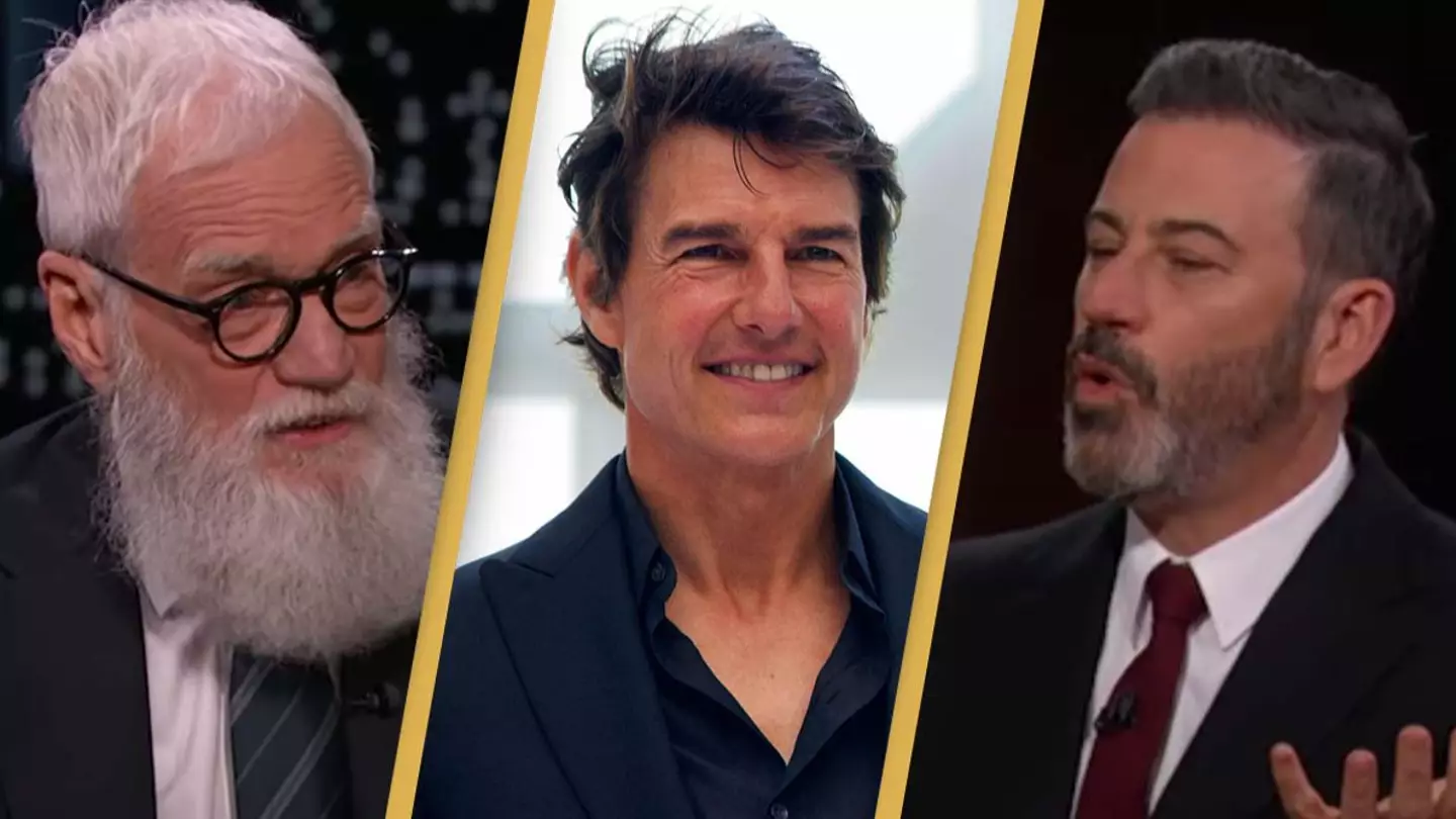 David Letterman tells Jimmy Kimmel that Tom Cruise's excuse for missing Oscars was 'nonsense'