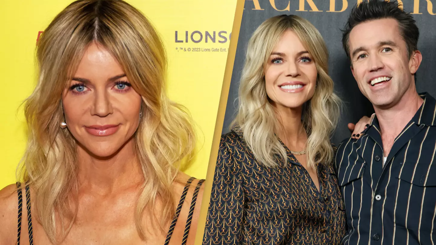 Kaitlin Olson responds to rumors that she and Rob McElhenney split after he 'cheated on her in Wales'
