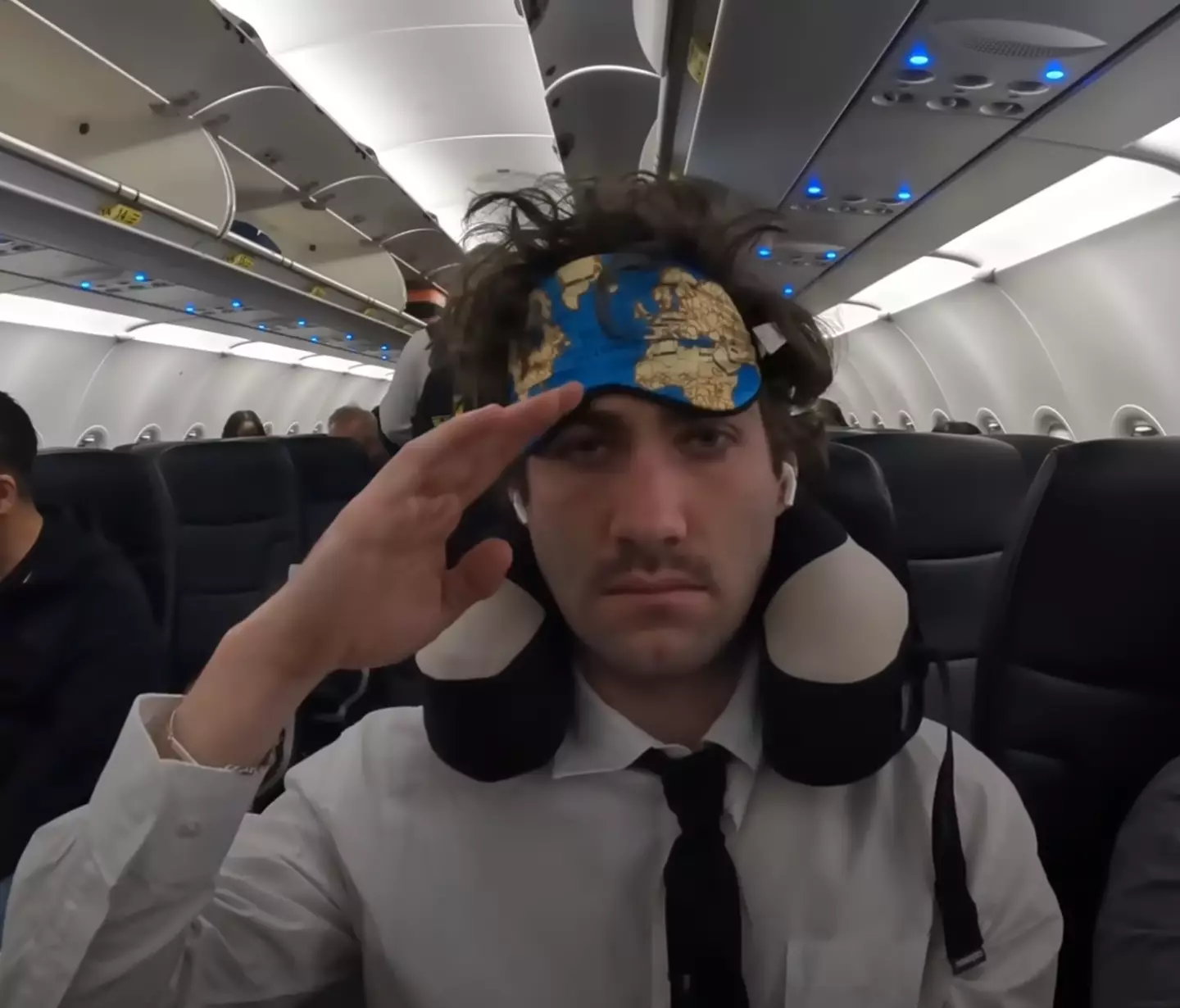 The YouTuber ended up flying with 28 airlines. (YouTube/Airrack)