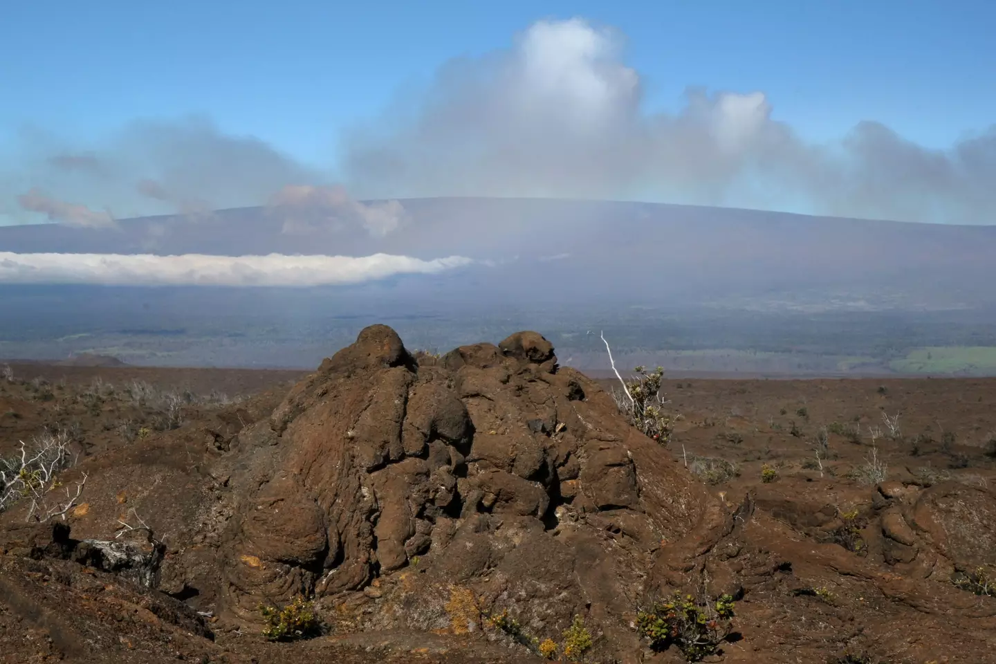 An eruption at Mauna Loa is not believed to be imminent.