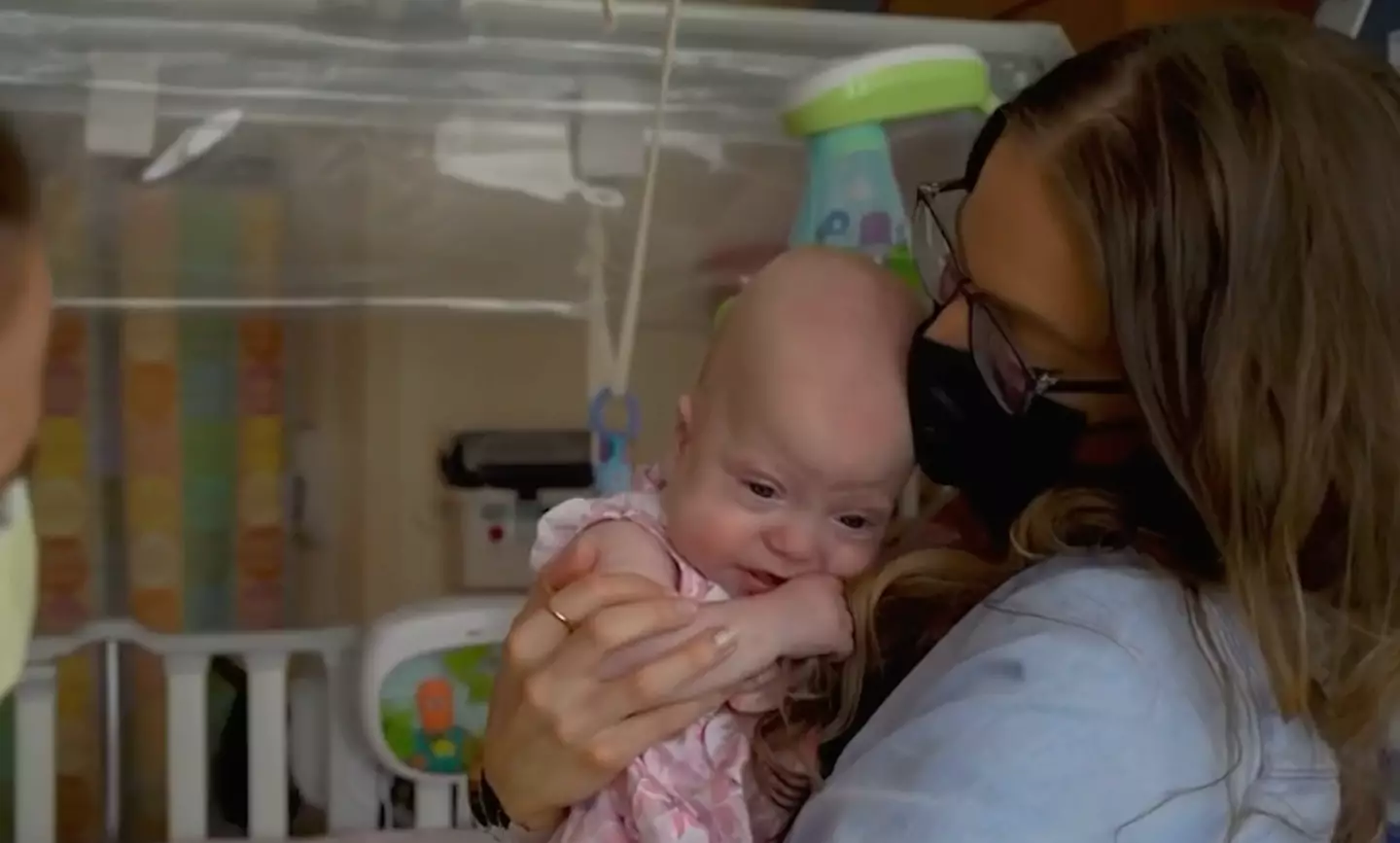 The family ended up taking Gracie to Blythedale Children’s Hospital, where Gracie was given feeding therapy.