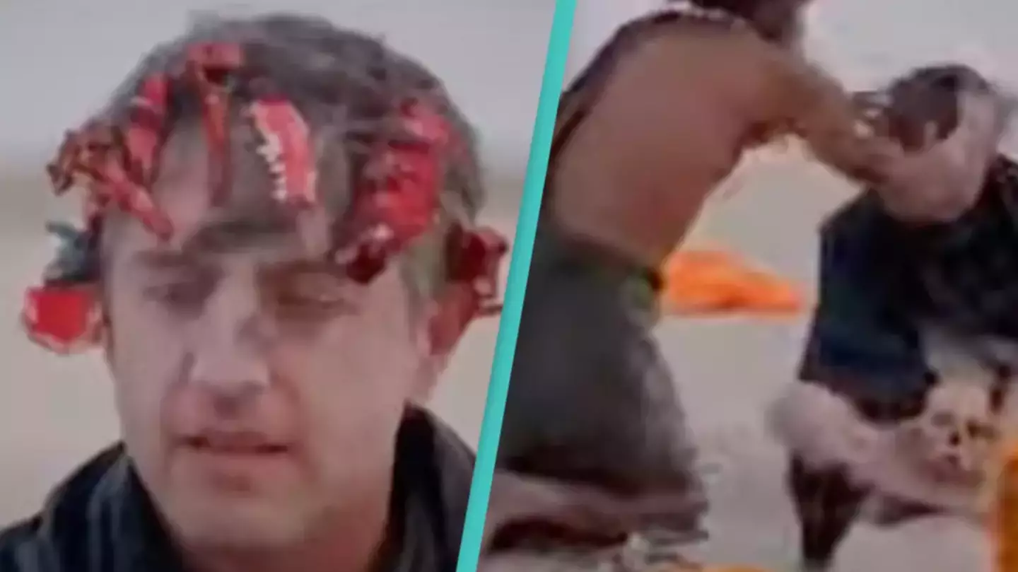 Reporter forced to eat human brain with cannibal peoples while wearing crown made out of teeth