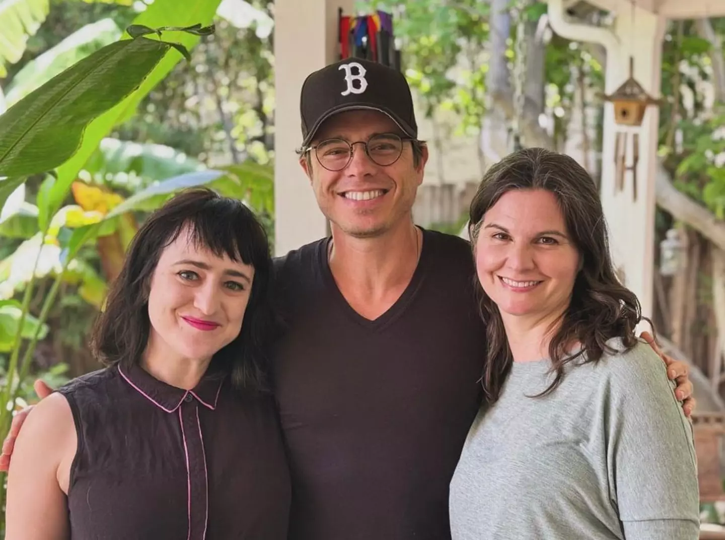 The reunion of the trio. (Mara Wilson via Instagram)