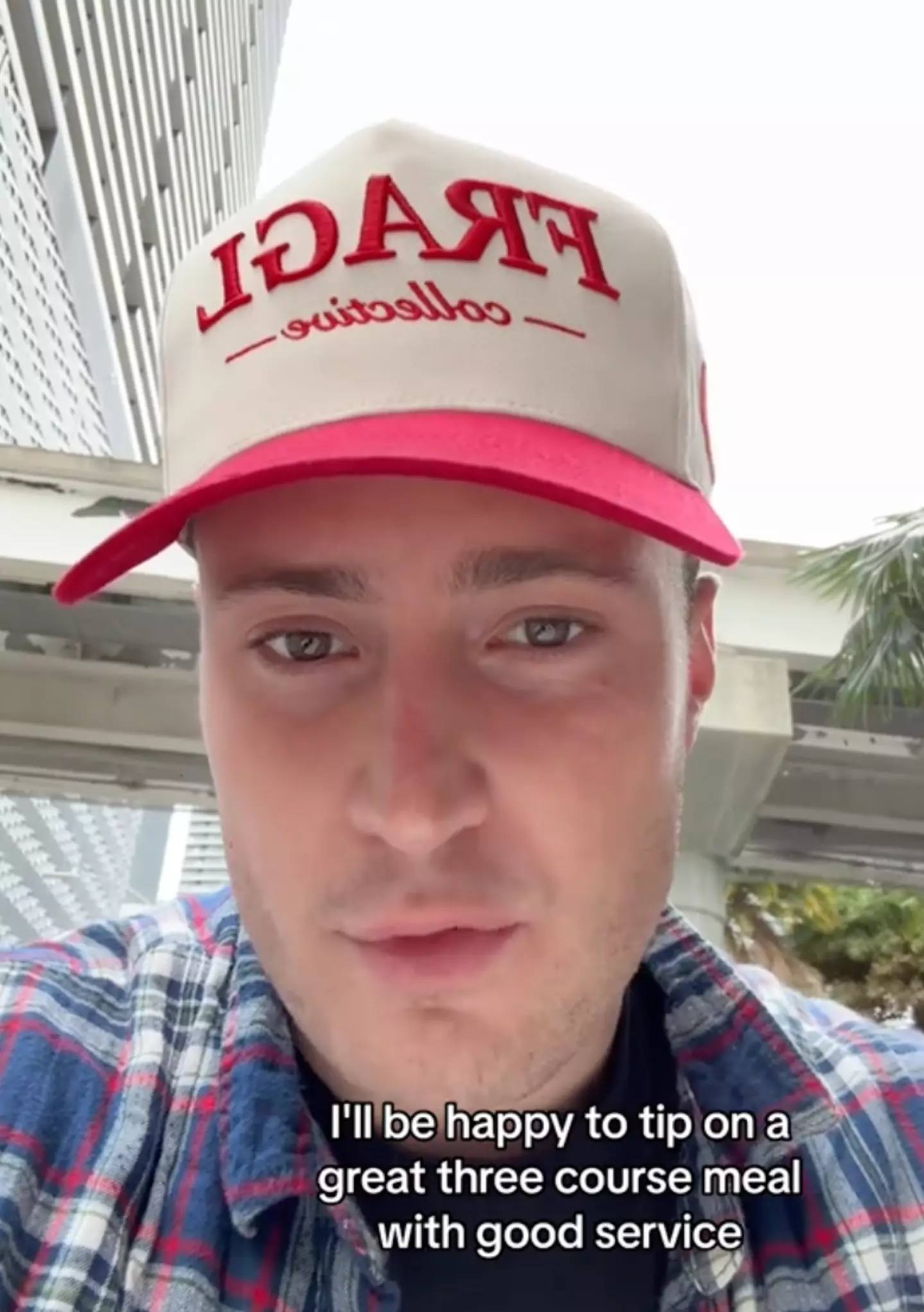 Christian would be more than happy to tip on a sit-down meal.