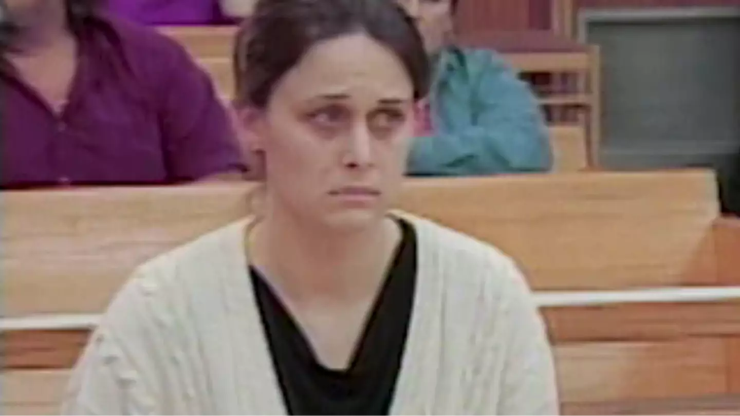 Mom's chilling reaction to verdict after 7-year-old son testified in court that he saw her drown his sister