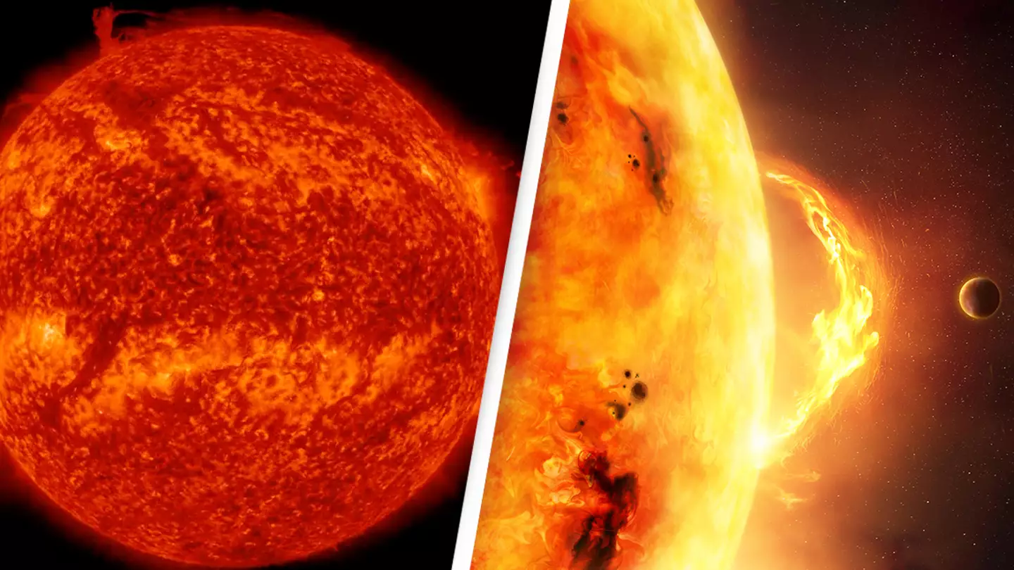 Scientists have discovered a huge chunk of the sun has broken off