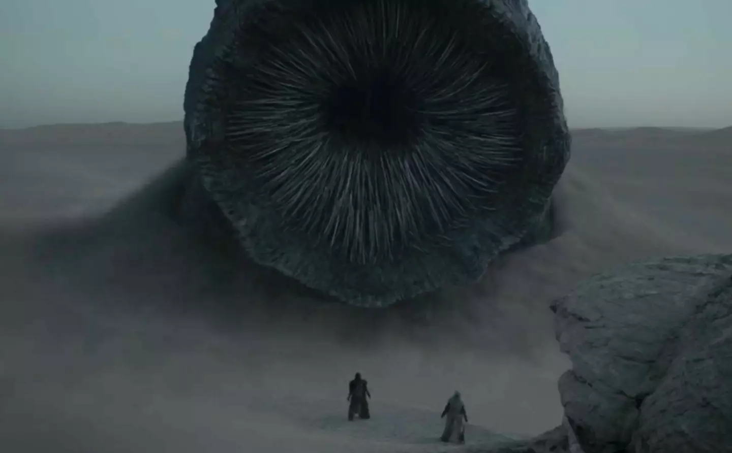 The sandworm inhabits Arrakis in the Dune films.