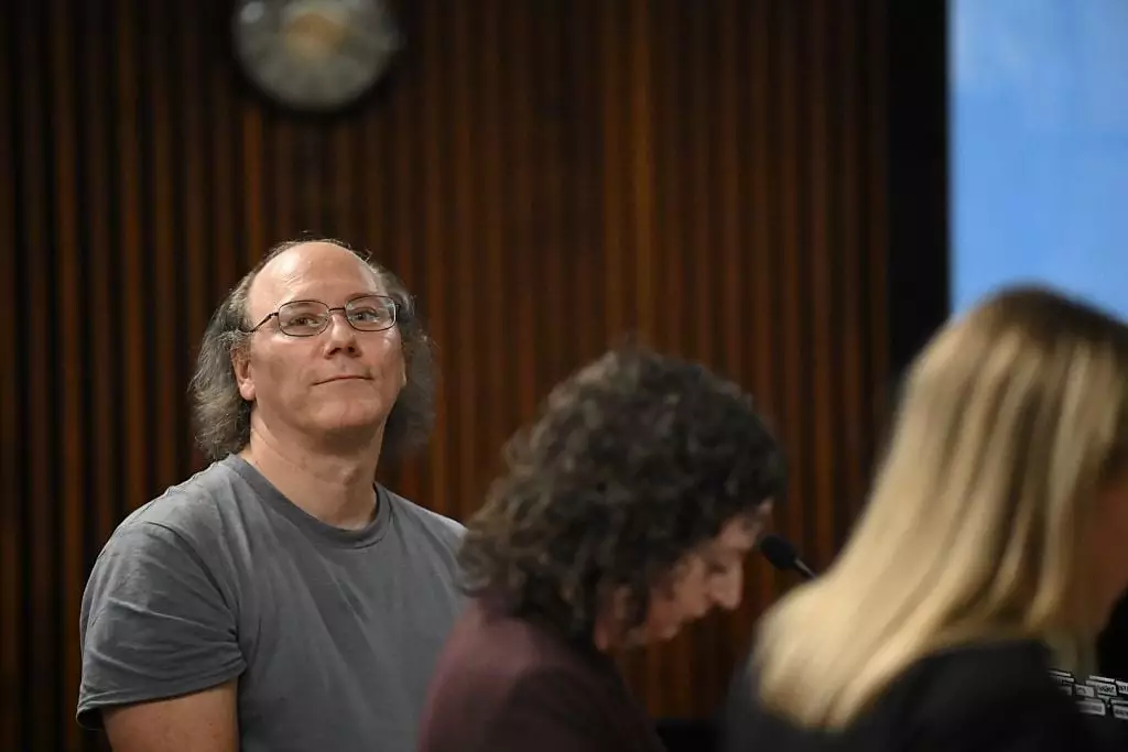 Lorenz Kraus appeared in court after being charged (Will Waldron/Albany Times Union via Getty Images)