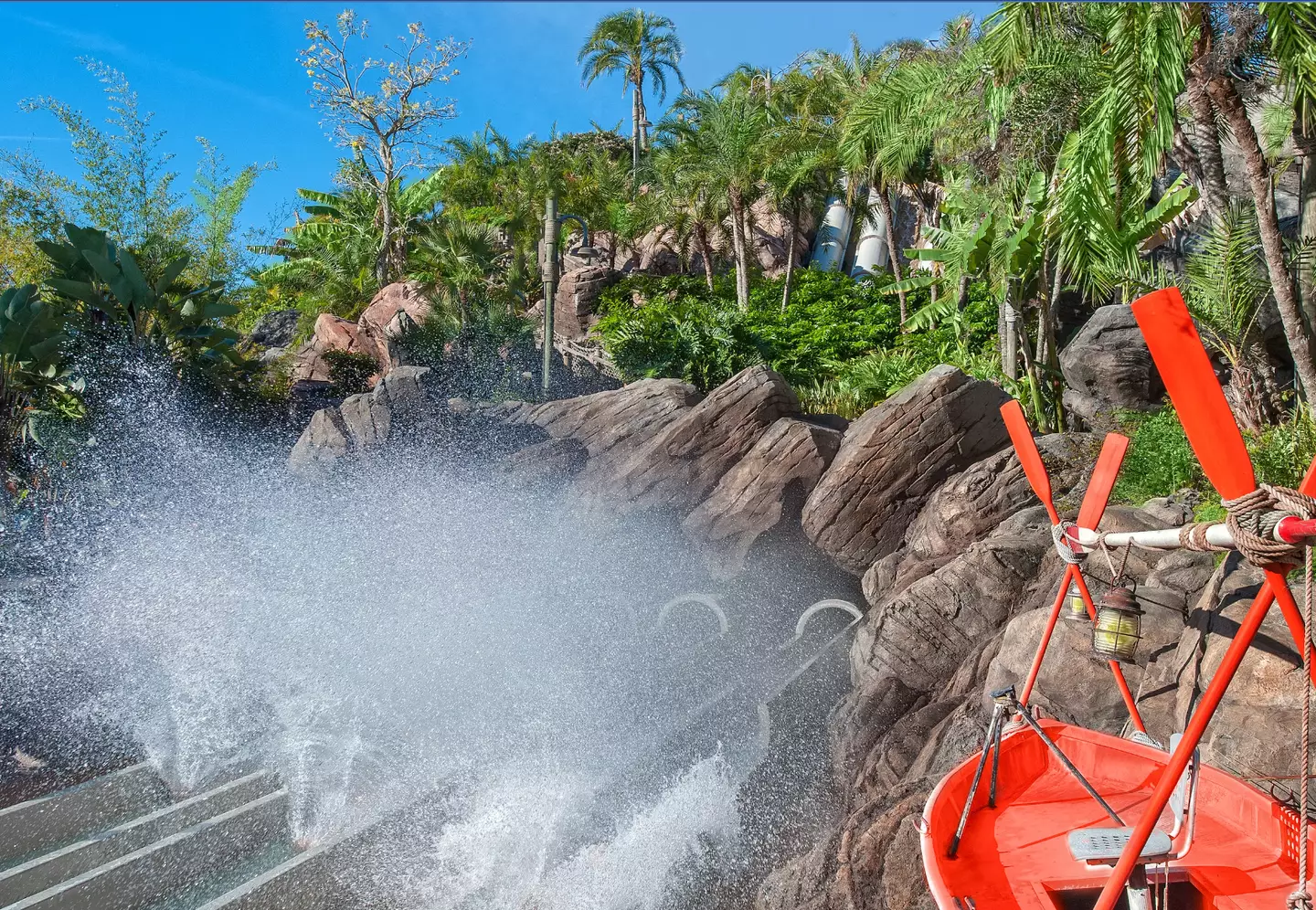 The Humunga Kowabunga slide has a 214ft drop.