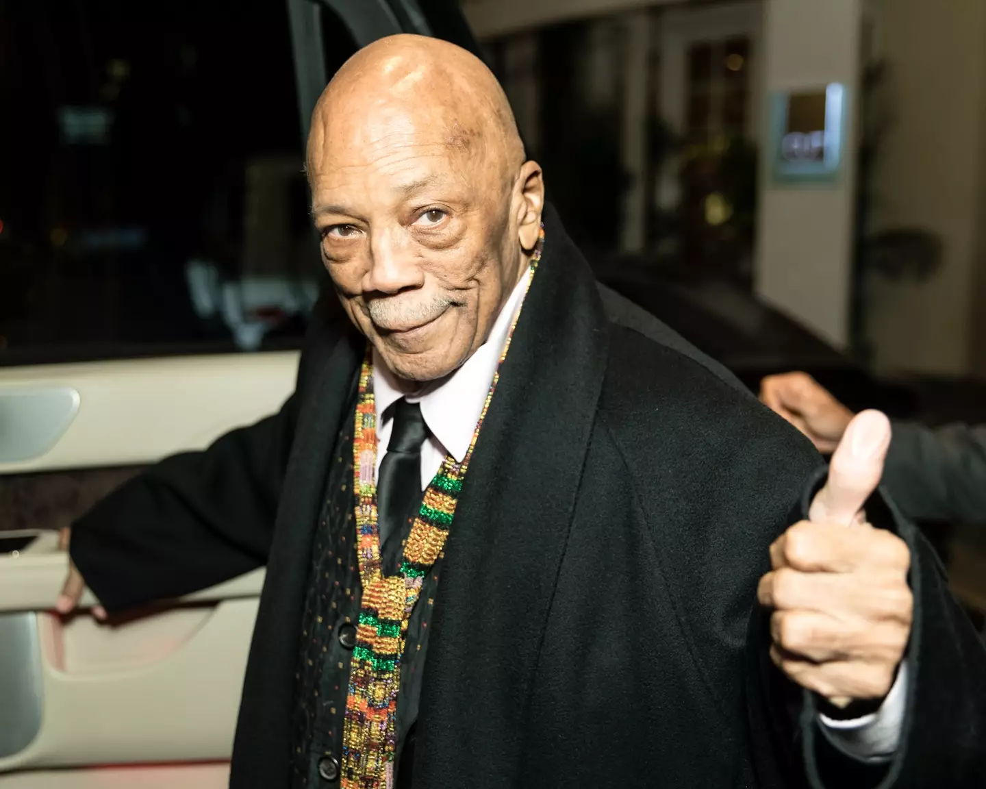 Quincy Jones passed away at the age of 91 (Greg Doherty/Getty Images for Entertainment Studios)