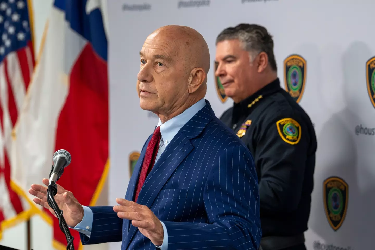 Mayor John Whitmire insists serial killer fears are unfounded (Kirk Sides/Houston Chronicle via Getty Images)