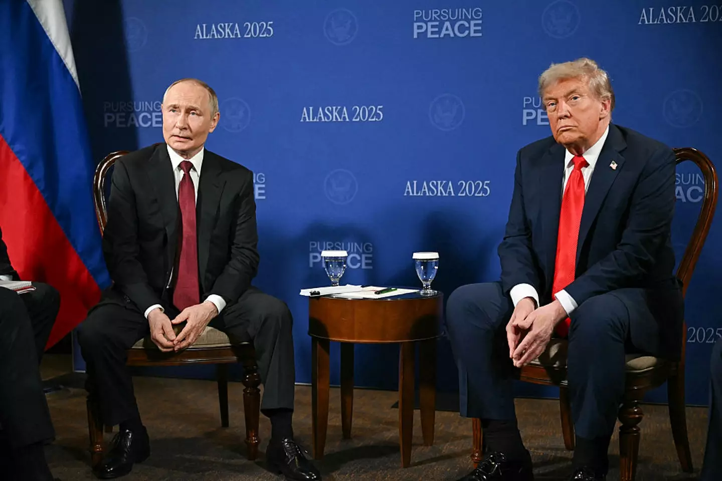 Trump and Putin held a press conference after their meeting (ANDREW CABALLERO-REYNOLDS/AFP via Getty Images)