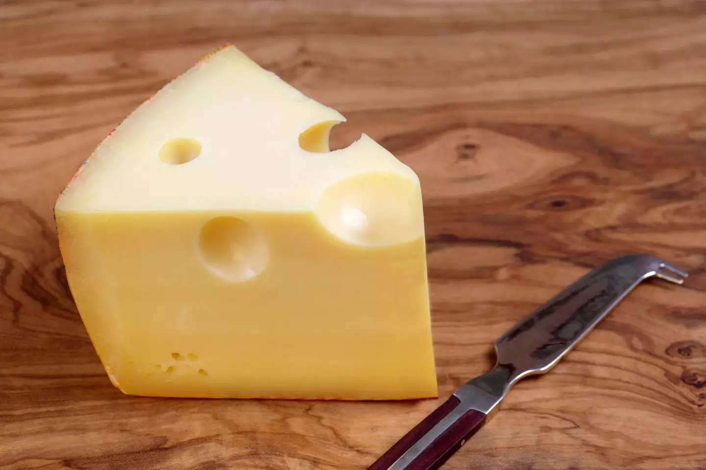 Swiss Cheese is recognized thanks to its holes.