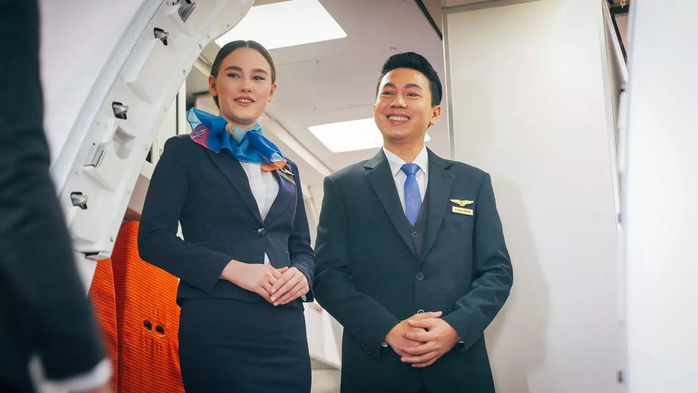 There is a reason why flight attendants greet you with 'hello' (Getty Stock Photo)