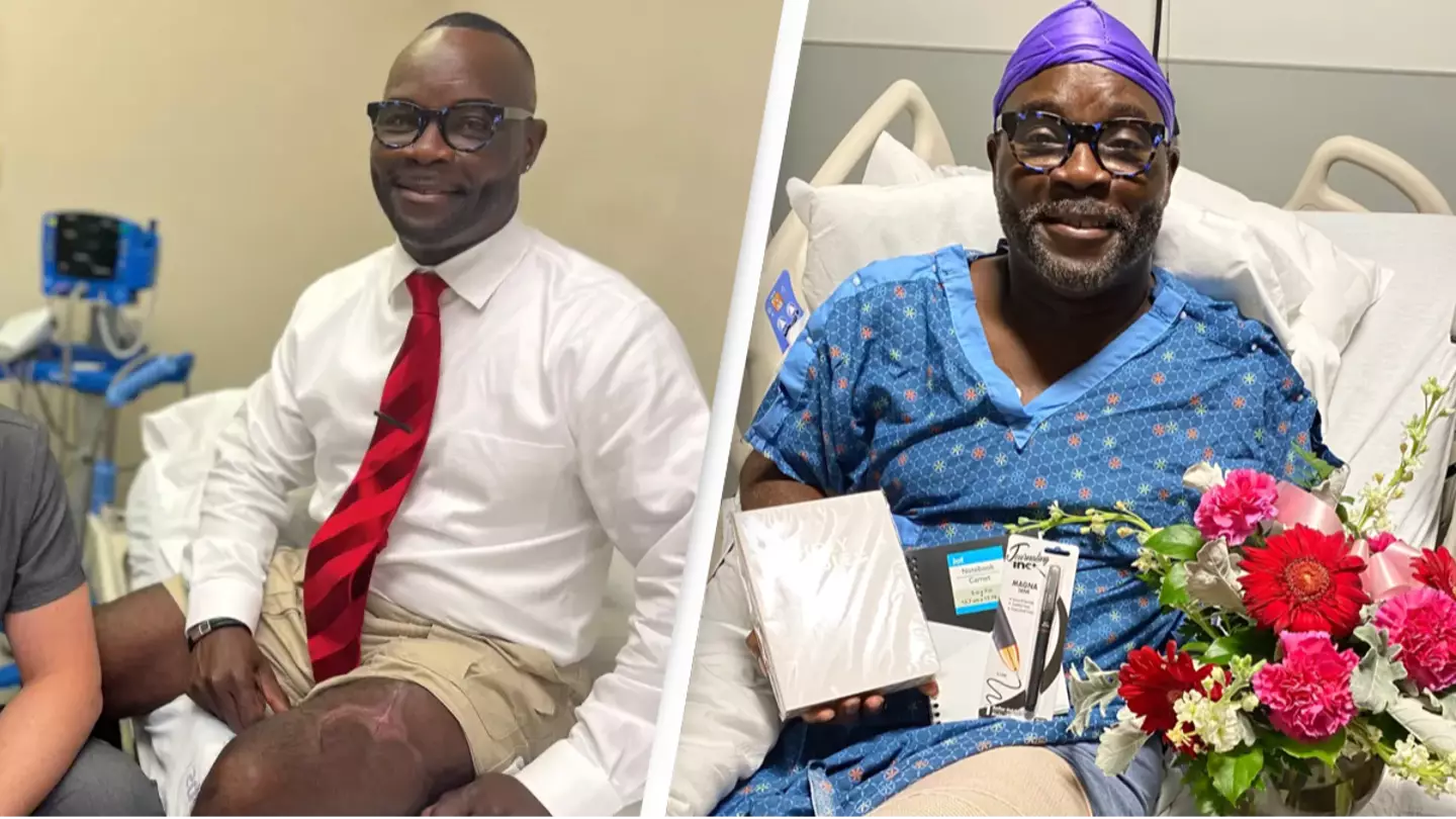 Florida man almost loses leg to flesh-eating disease after getting bitten by a family member