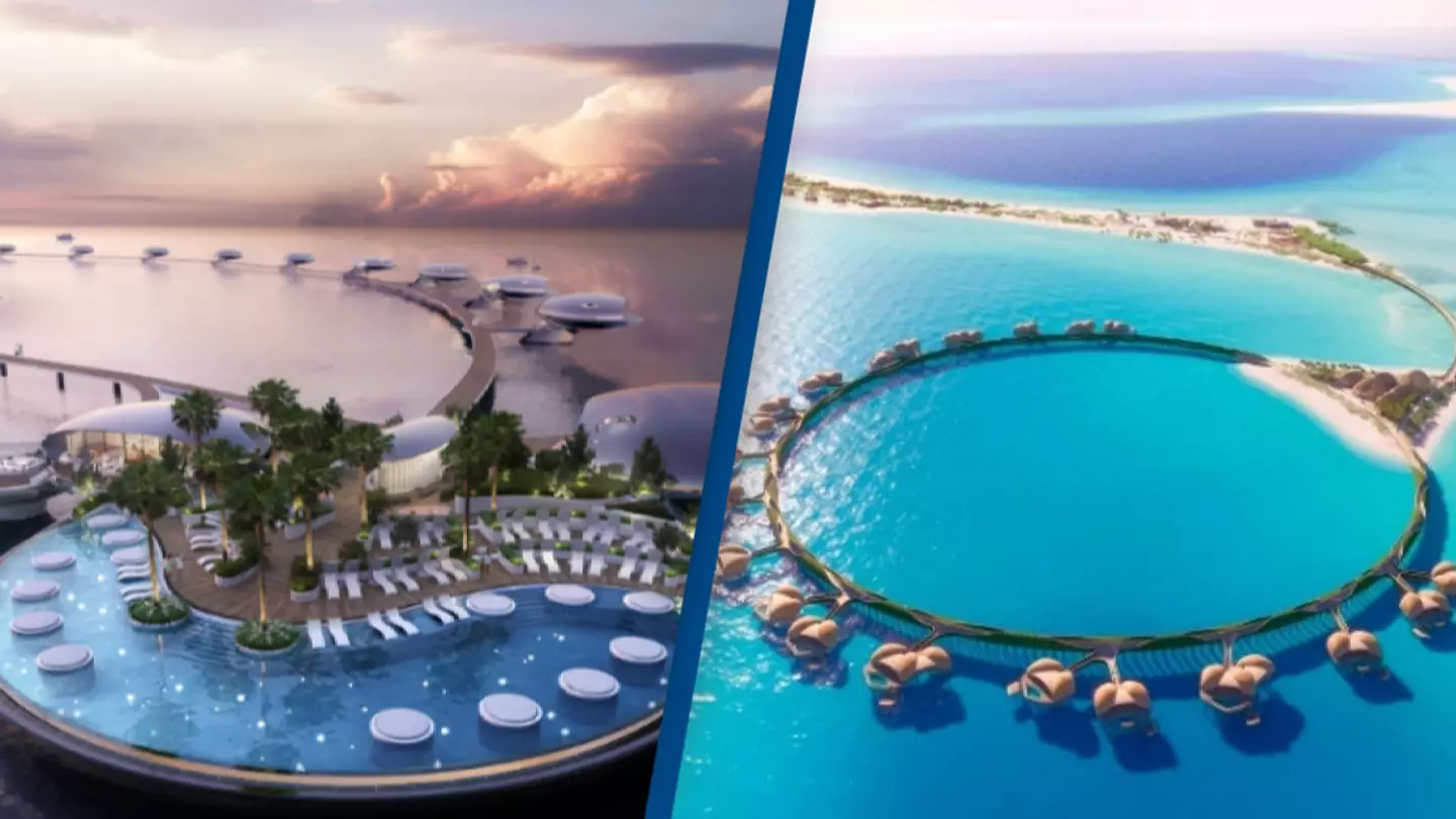 Saudi Arabia is building a tourist resort 'the size of Belgium' in the middle of the sea 