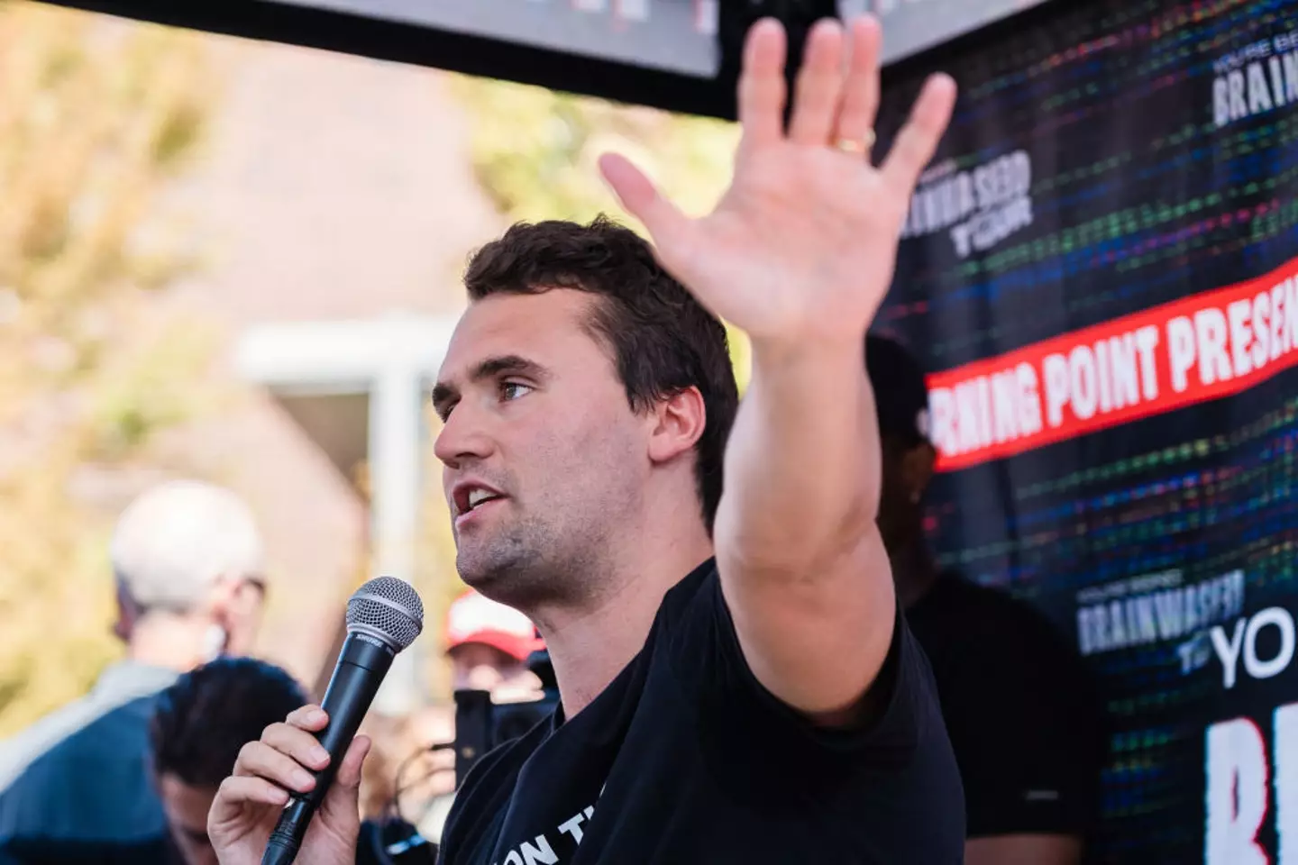 Charlie Kirk's shooter appeared to escape from a rooftop after the killing (ANDRI TAMBUNAN/AFP via Getty Images)