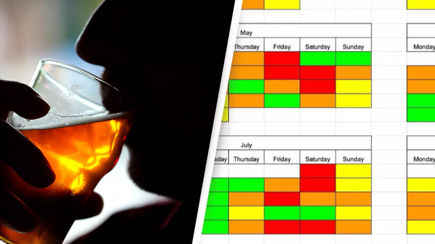 Man tracks how much alcohol he drank for an entire year and is shocked by the results