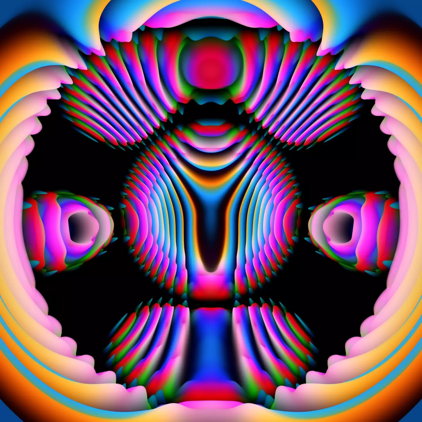 There's a science behind why we see patterns and swirls when we close our eyes (Getty Images)