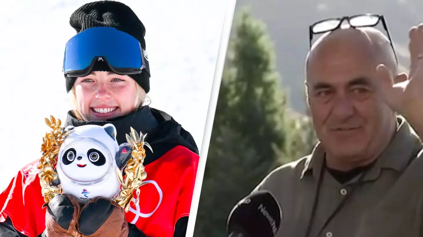 Dad Praised For 'Hilarious' Live Reaction To Daughter Winning New Zealand's First-Ever Gold