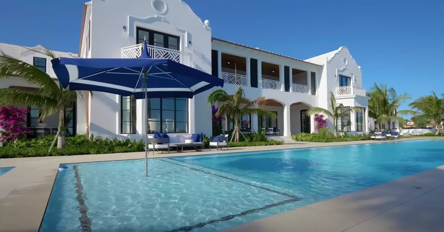 It has not one, but two swimming pools.