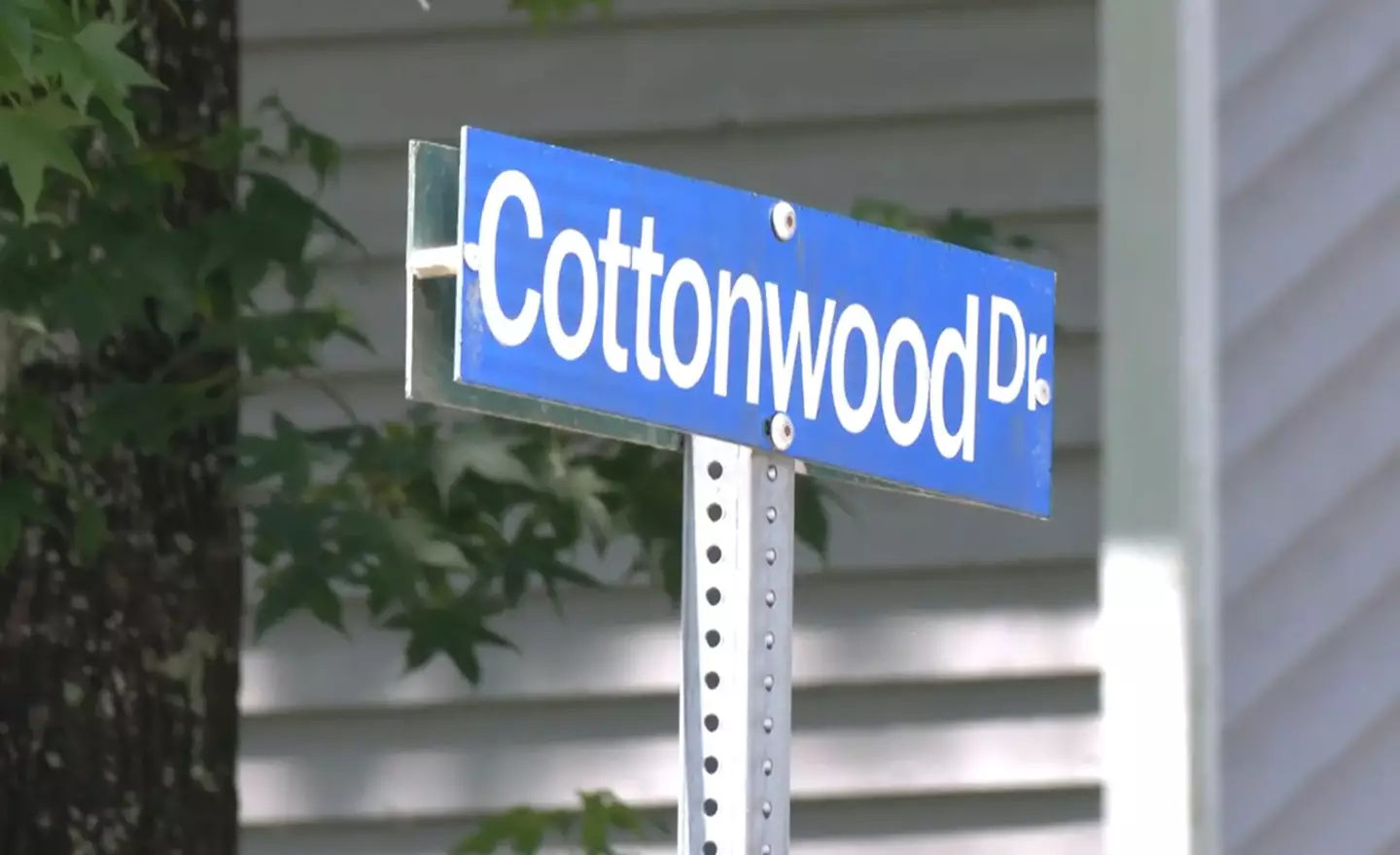 The incident took place on Cottonwood Drive in Summersville (KTLA 5)