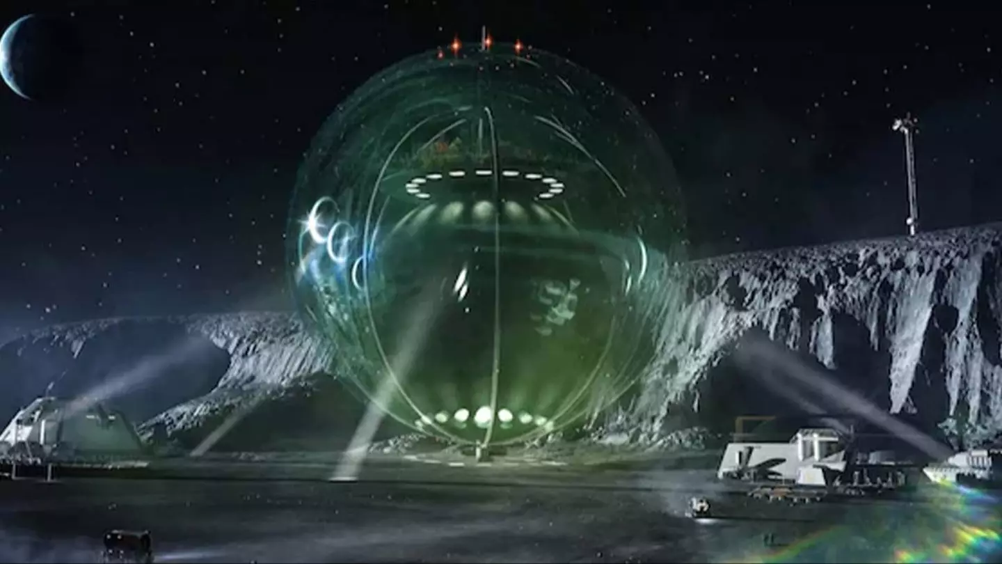 NASA unveils new plan for people to live on the moon inside giant glass bubbles