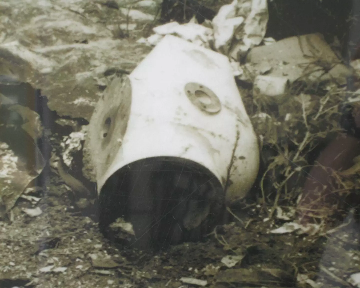 The radioactive source involved in the incident in Goiânia, Brazil.