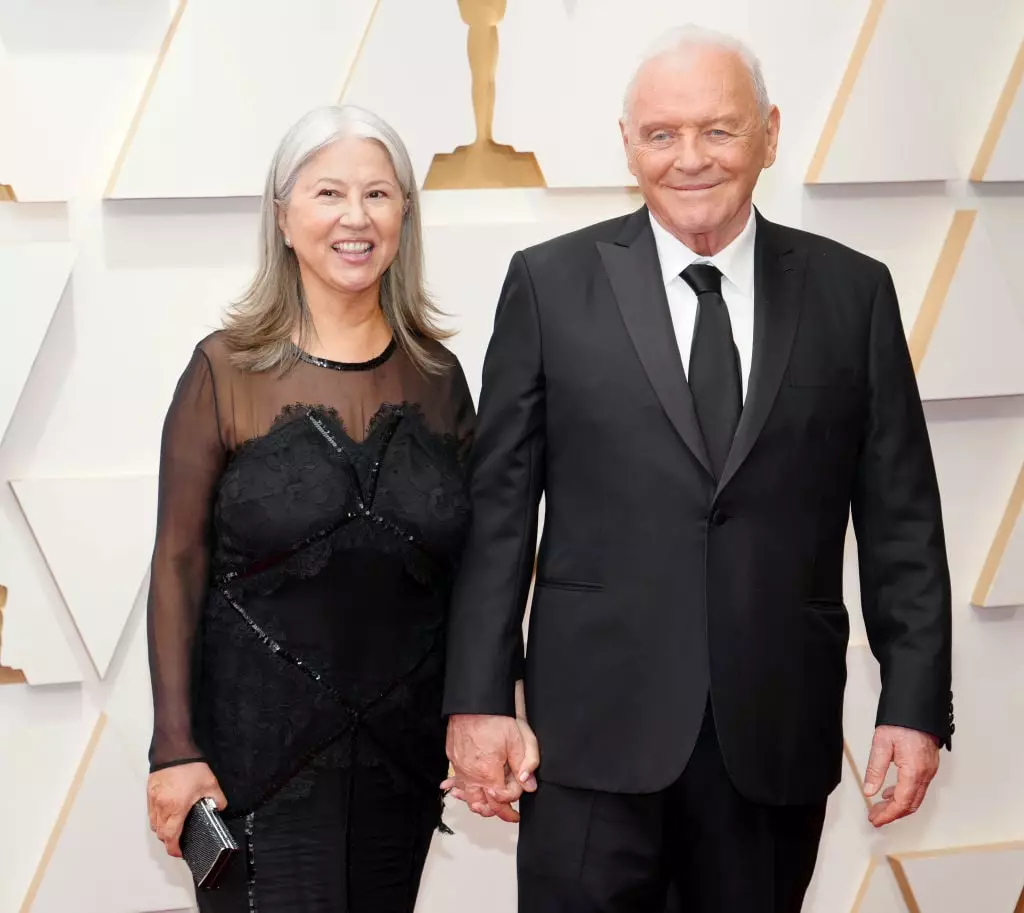 Anthony Hopkins claims wife Stella Arroyave reached out to his daughter to reconcile (Jeff Kravitz/FilmMagic/Getty Images)