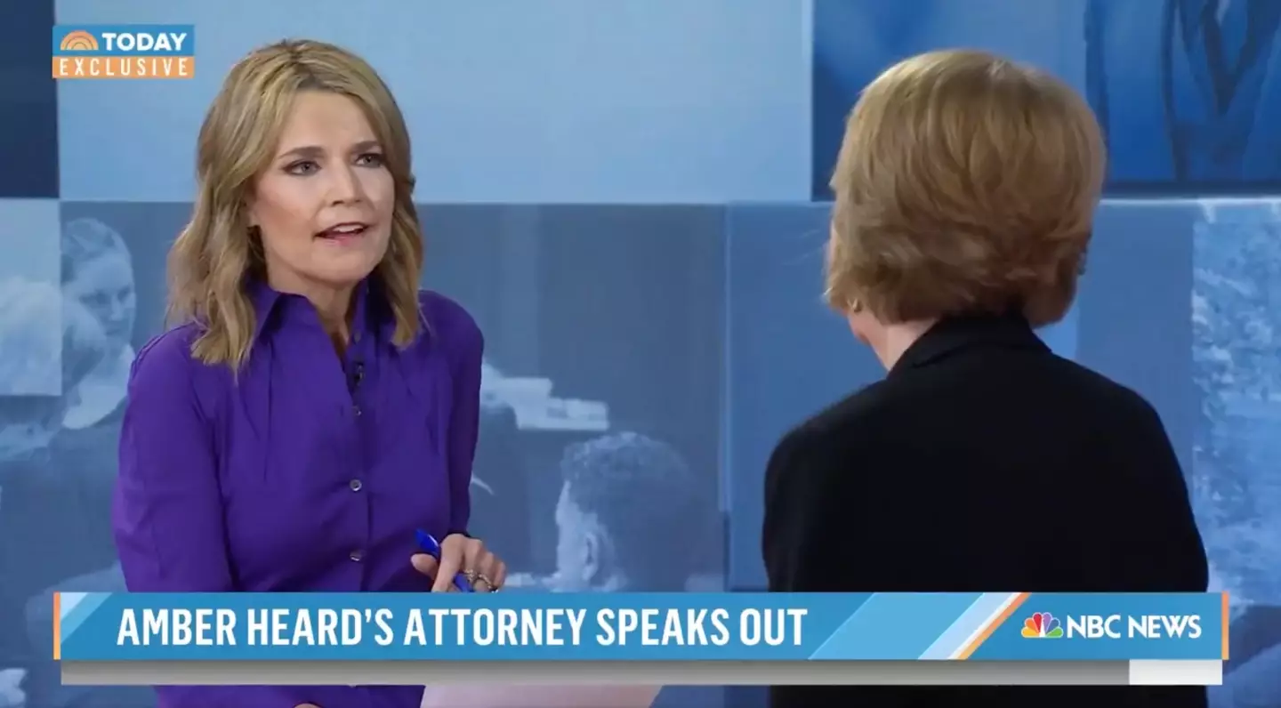 In an interview with Savannah Guthrie, the legal expert has said that Amber Heard is unable to pay the $10.4 million verdict to Depp (TODAY/NBC).
