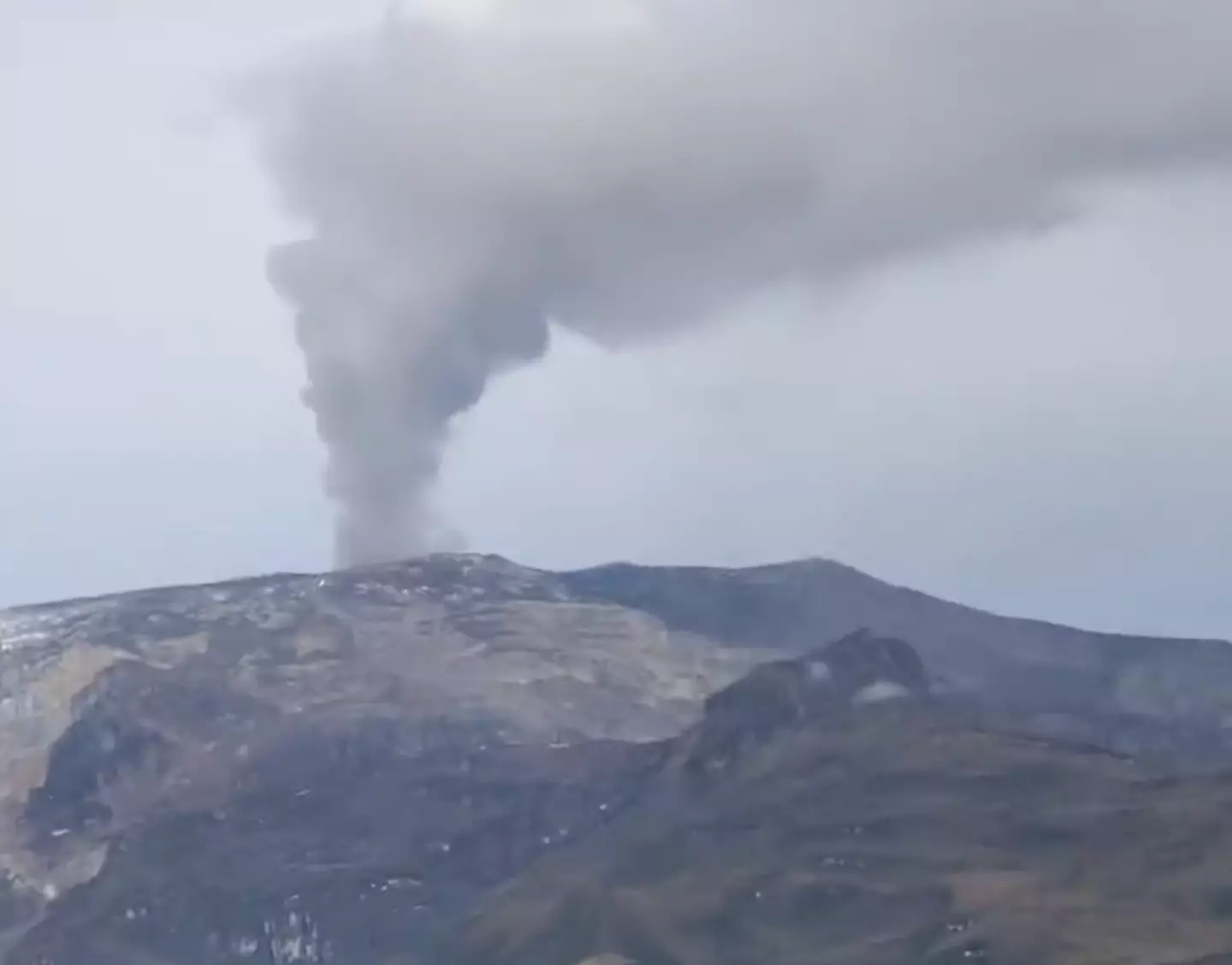 Nevado del Ruiz has reported to have increased activity.
