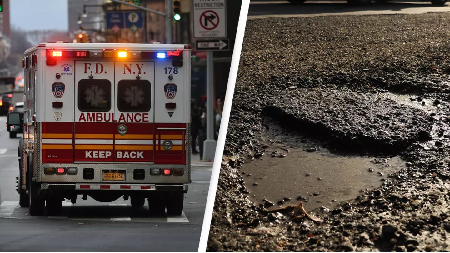 Man who was pronounced dead came 'back to life' after his ambulance hit a pothole