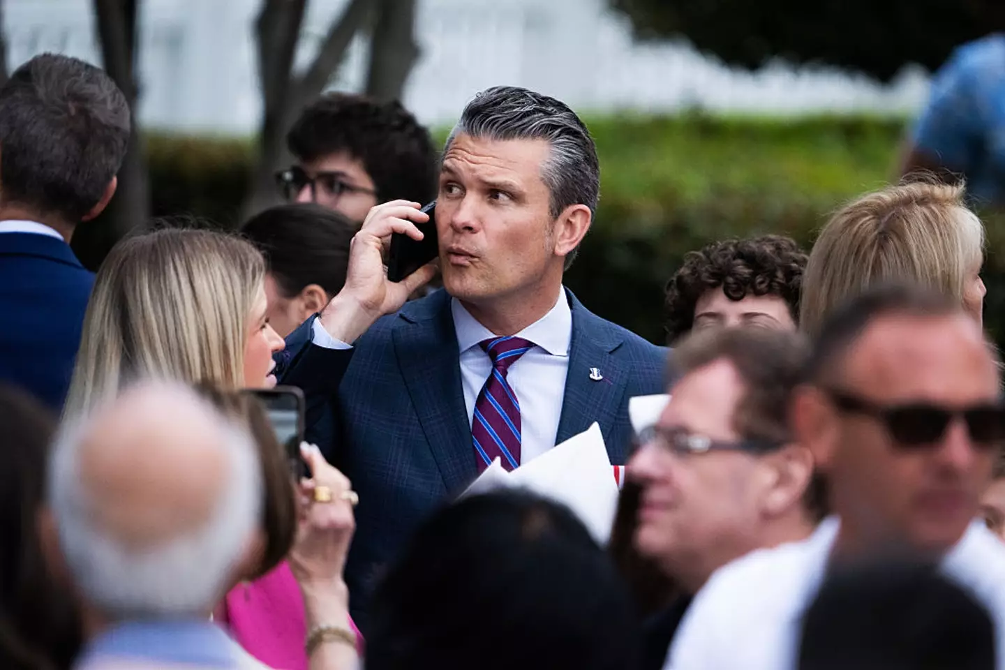 It is alleged he created two different chats to share military information (Tom Williams/CQ-Roll Call, Inc via Getty Images)