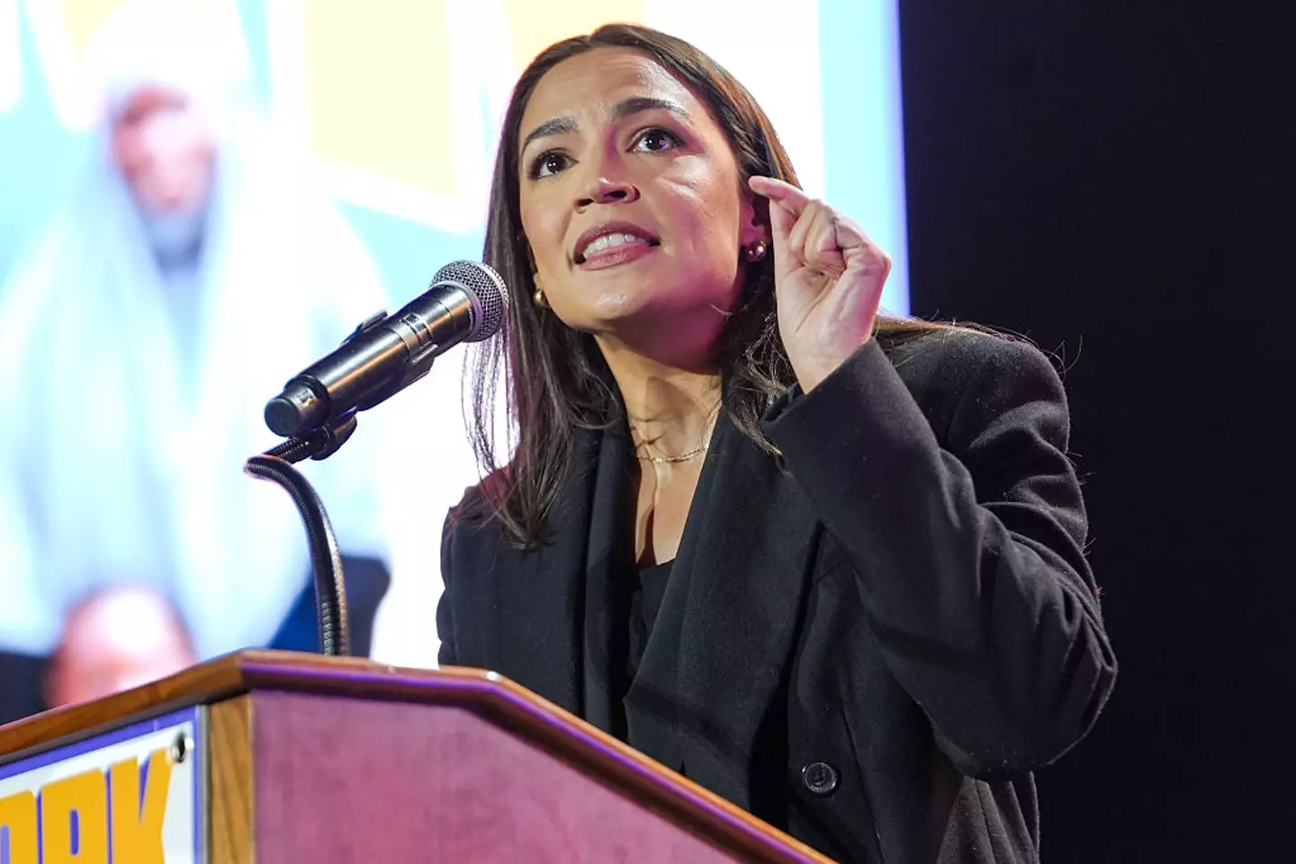 Alexandria Ocasio-Cortez slammed the killing as 'public murder' (Stephani Spindel/VIEWpress)
