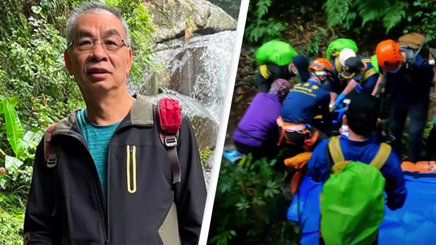 Moment search team discovers body of missing millionaire in rainforest