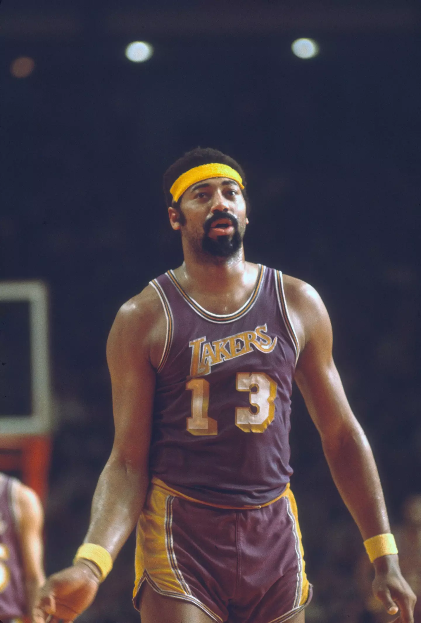 Wilt Chamberlain retired from the LA Lakers in 1973.