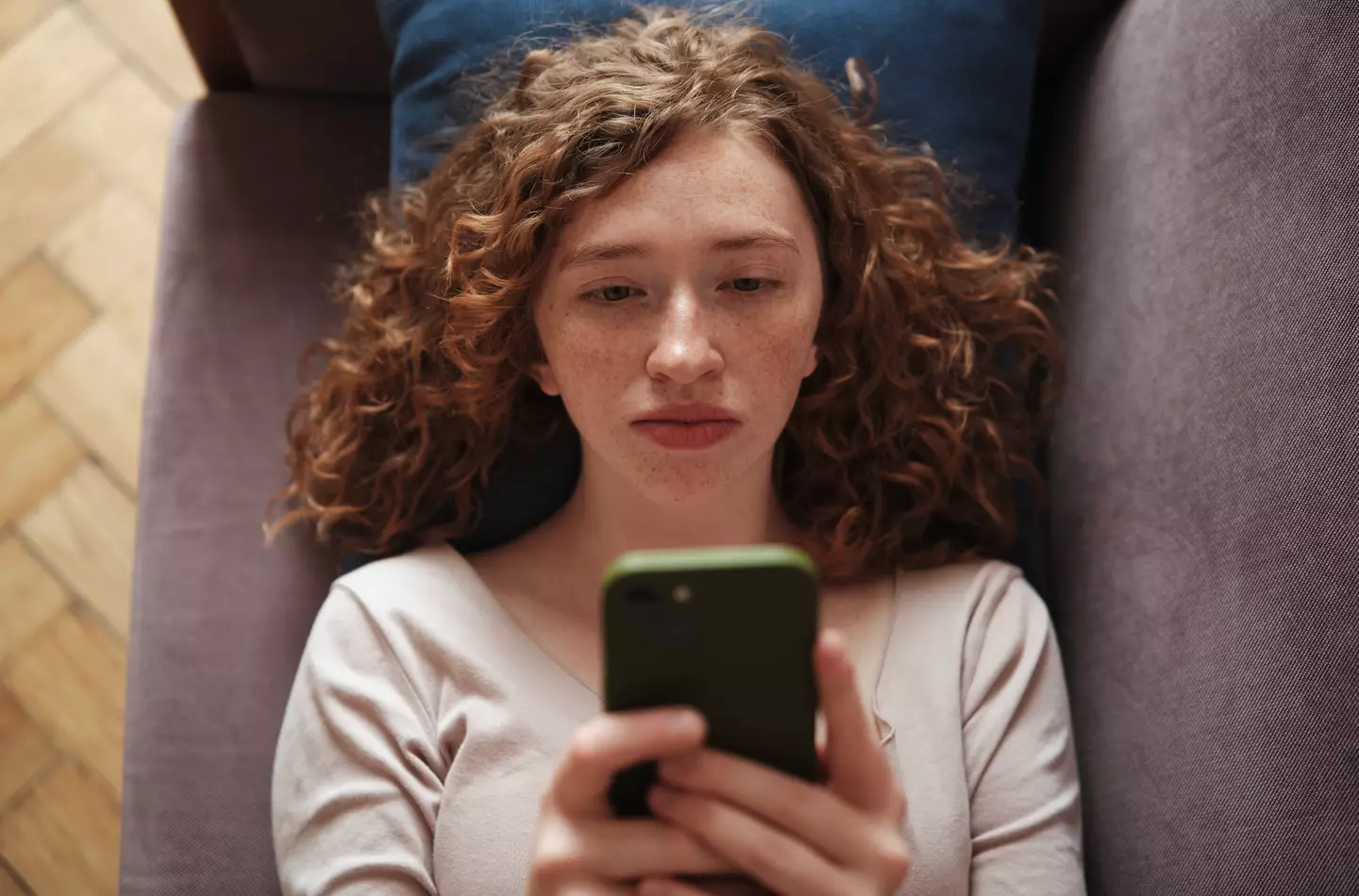 The influencer argued it was important to stop checking up on your ex on social media (Getty Stock Image)