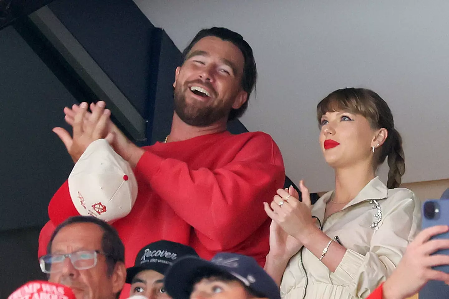 Travis Kelce and Taylor Swift are engaged to be married (Bruce Bennett/Getty Images)