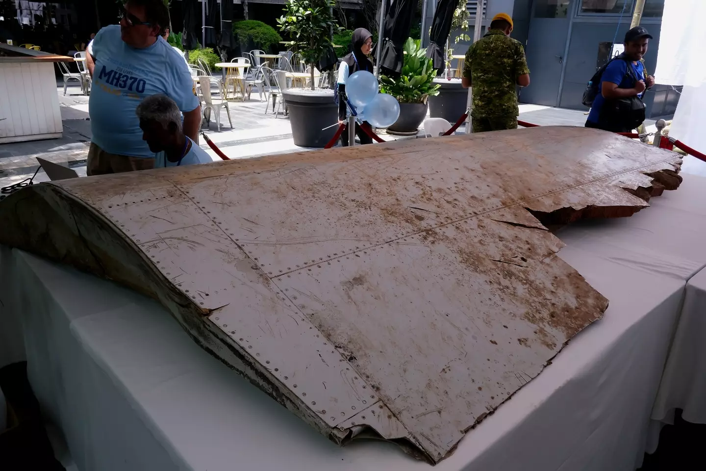 Debris from the plane has washed up over the years (Mohd Samsul Mohd Said/Getty Images)