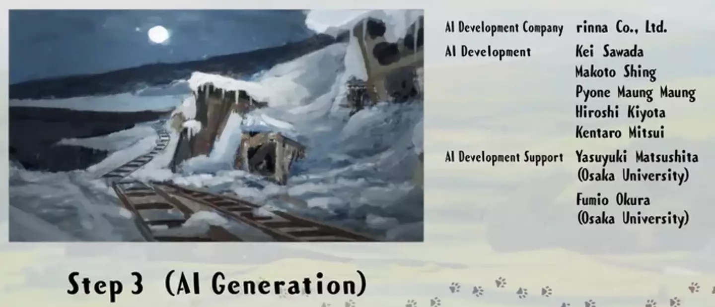 The image is then revised by AI.