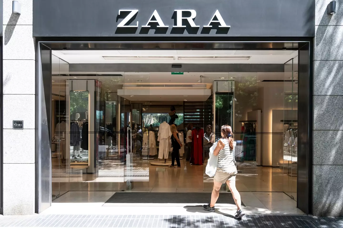 Zara was one of the stores accused of selling primarily polyester clothes.