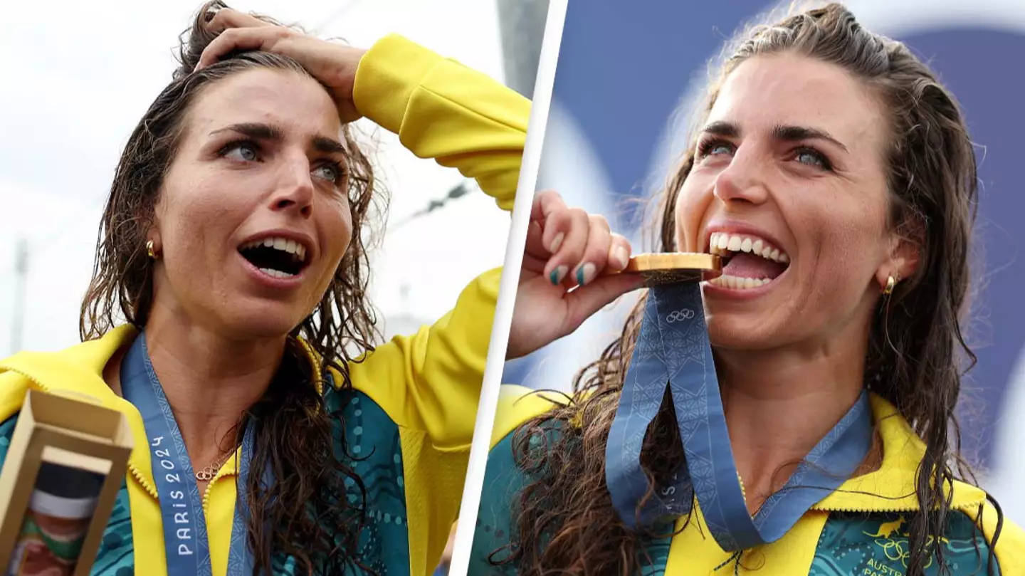 Olympic champion apologizes for making ‘savage’ comment about her dad after winning gold