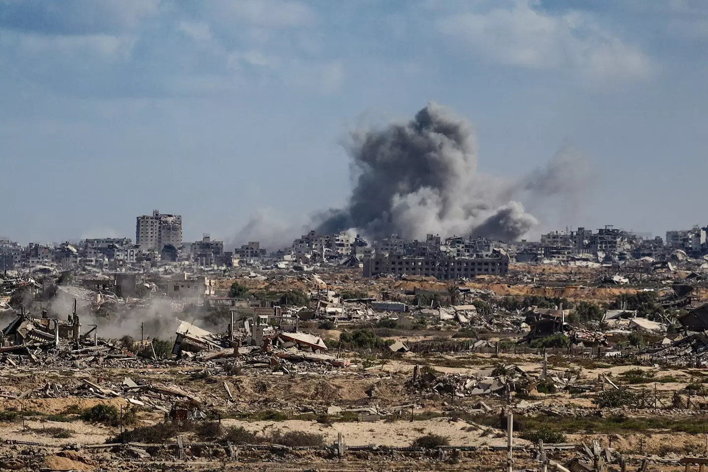 The situation in Gaza is devastating (Khames Alrefi/Anadolu via Getty Images)