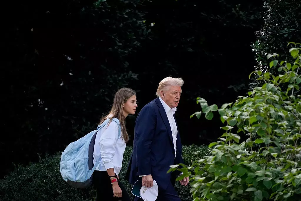 Trump and Kai in September (Kent Nishimura/Bloomberg via Getty Images)