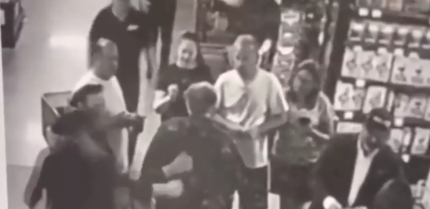 CCTV footage shows what really happened during the incident.