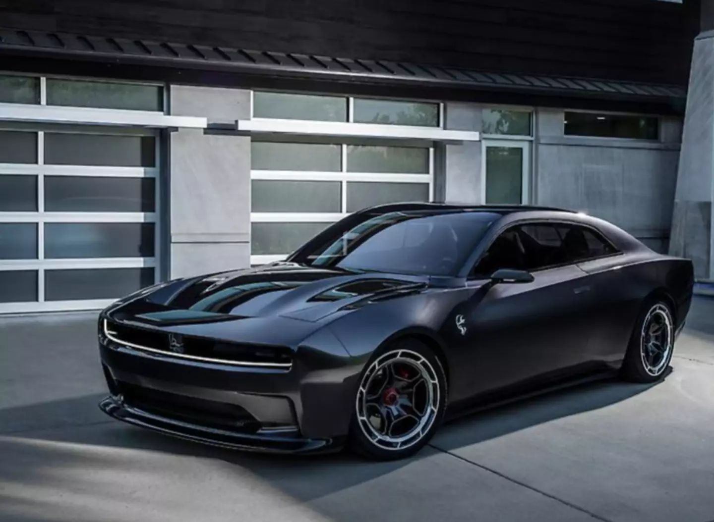 Dodge has unveiled an electric prototype that mimics the roar of a 797-horsepower Hellcat.