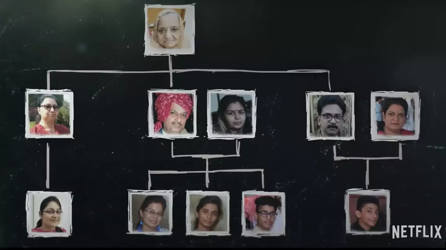Eleven people from the same family - named the Buraris - were found dead in India in 2018 (Netflix India)