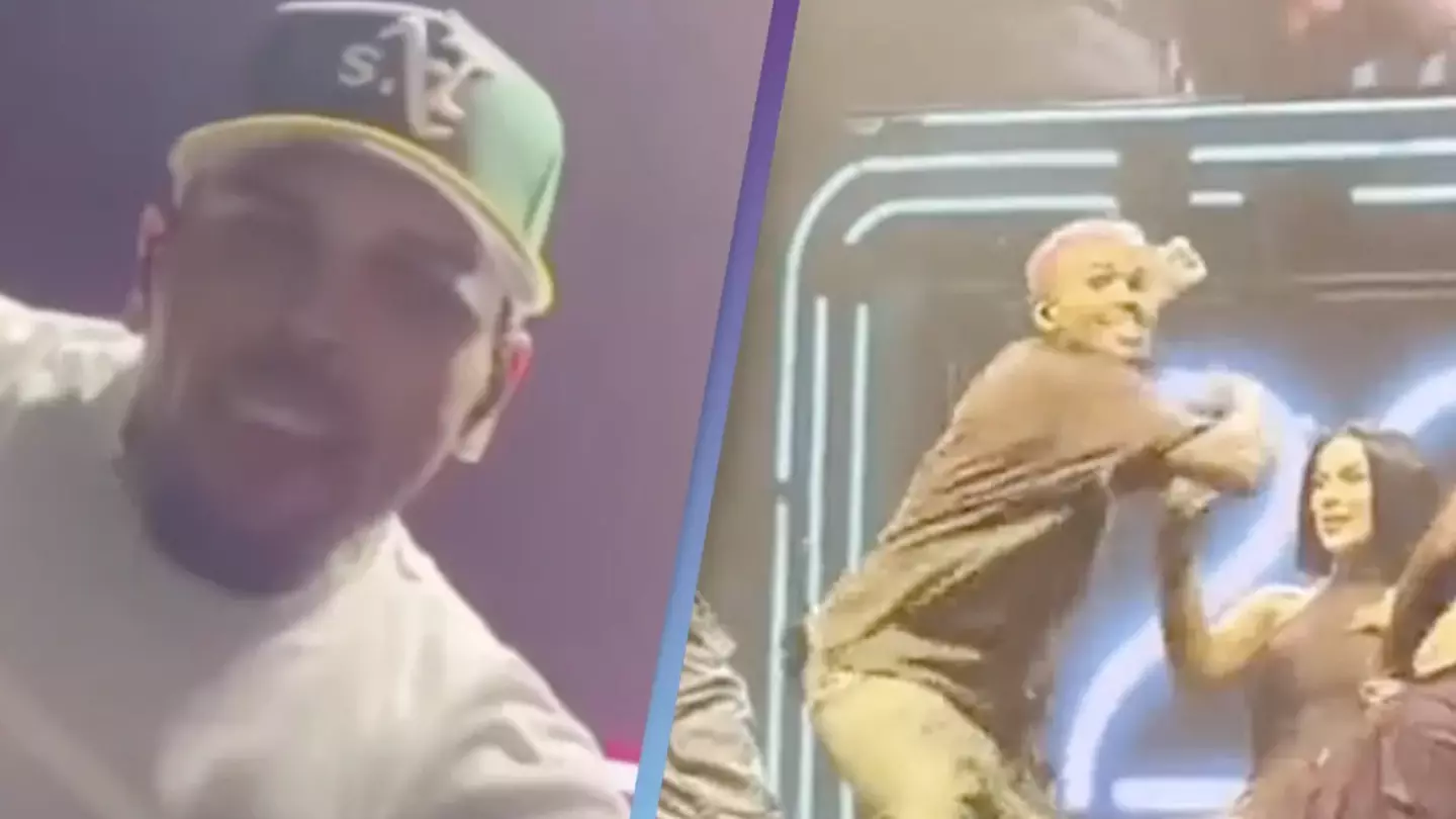 Chris Brown responds after he's criticized for furiously throwing fan's phone into crowd