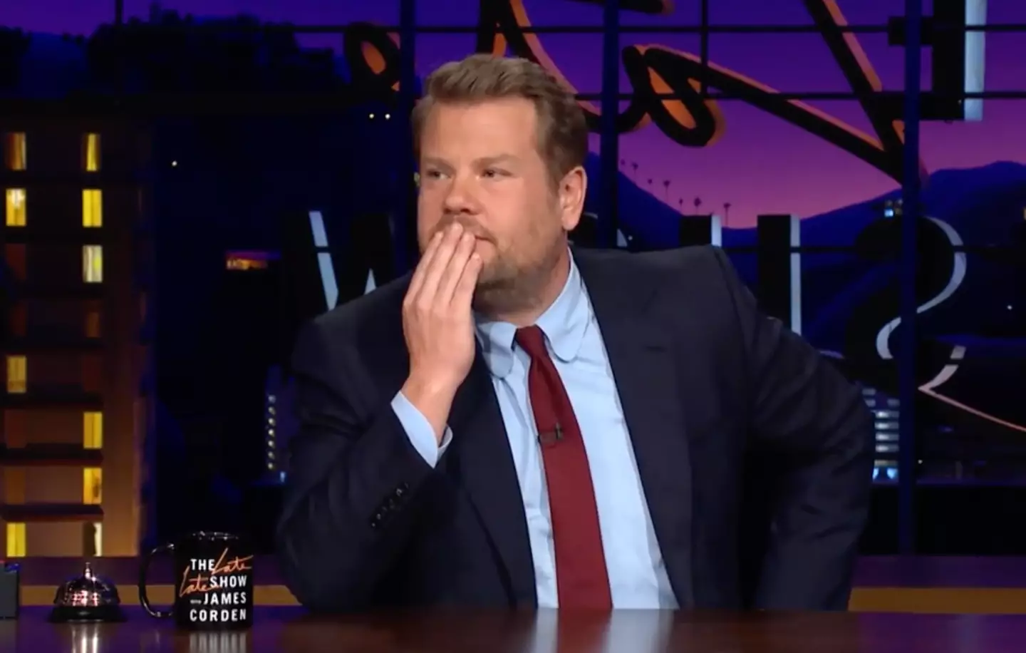 Corden was visibly emotional as he said goodbye to the show.