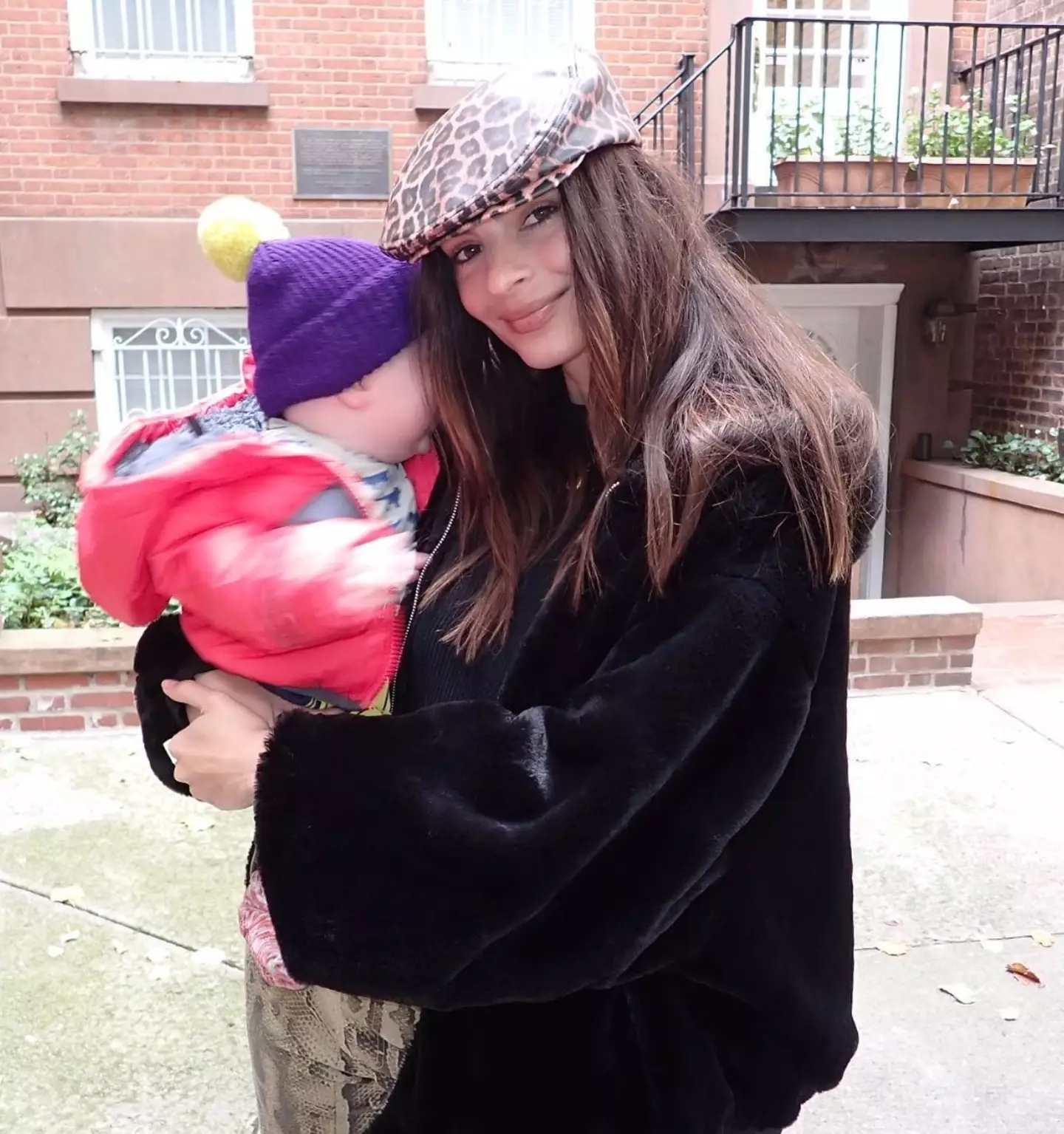 She previously said she was 'relieved' to have had a baby boy.